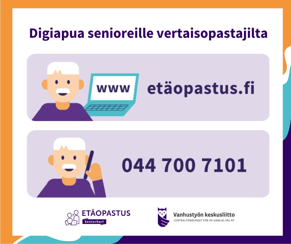 Etäopastuksen puhelinpäivystys palvelee myös tiistaisin!
